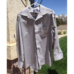 Stafford Button Up Long Sleeve Shirt 16 1/2 32/33
